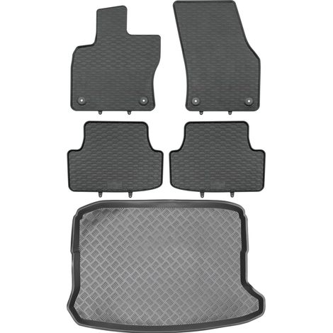 Ensemble de tapis de sol en caoutchouc pour Seat Ateca SUV à partir de 2016 + tapis de coffre (1/5)