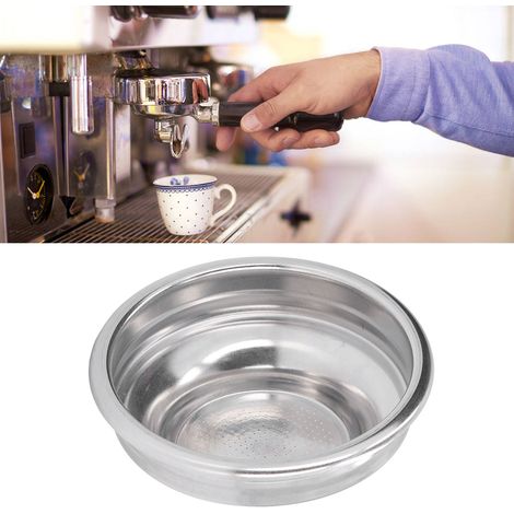 Porte-filtre pour machine à café semi-automatique, bol à café individuel de 58 mm, filtre à café, acier inoxydable 304. (1/5)