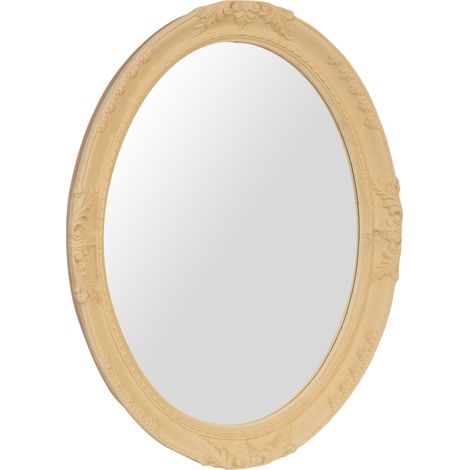 ROUGH-FINISH WOODEN WALL MIRROR MADE IN ITALY (1/5)