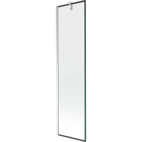 Mexen Next schermo pieghevole per vasca da bagno 1-anta 50 x 150 cm, cornice nera, cromo - 895-050-000-00-70-01 (1/5)
