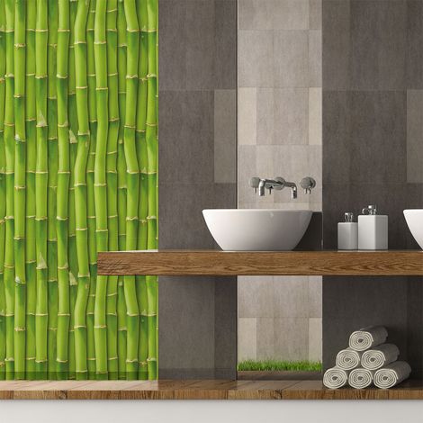 Sticker effet papier peint - BAMBOU DE SUMATRA - 30x30cm (1/5)