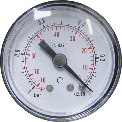 ICH Manometer 306.40.-1 Anschluss (Manometer): Rückseite -1 bis 0 bar Außengewinde 1/8" 1 St.