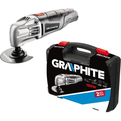 Graphite Herramienta multifunción robusta de aluminio 180 W (1/2)