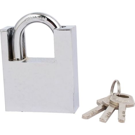 8mm Dia Schäkel Sicherheitsschloss für Türkasten Werkzeugkoffer mit 3 Schlüsseln (e264fceb7101f8d...