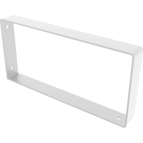 Escuadra Edna 126X261x30 Blanco Mate - EDNA - Balda para estantería de pared