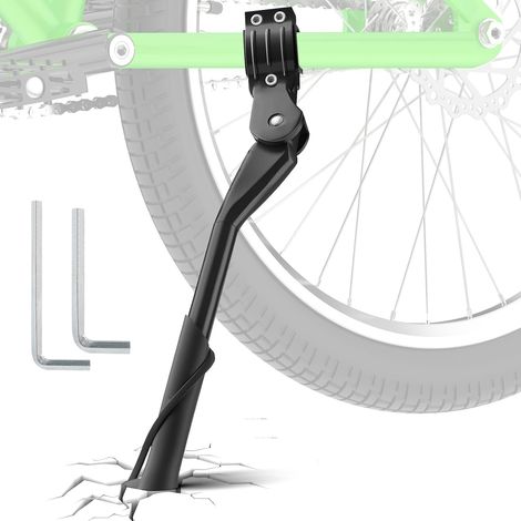 Cavalletto per bicicletta regolabile in altezza, con base in silicone antiscivolo, adatto a biciclette da 24-29 pollici, mountain bike, bici elettriche, bici da turismo e bici da città. (1/5)