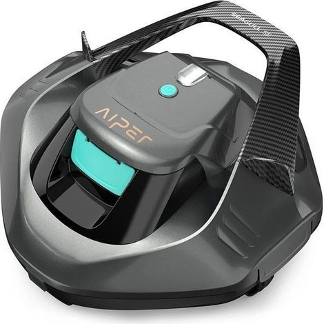 Aspirateur Piscine - Robot Piscine - Sans Fil - 90 Minutes d'Autonomie - 2 Moteurs - Jusqu'à 80m²