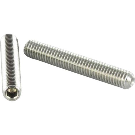 Vis métaux Sans tête six pans creux (sthc) Clé de 2.5 HC2.5 M5X5 Inox A4 Bout cuvette-500 pièces