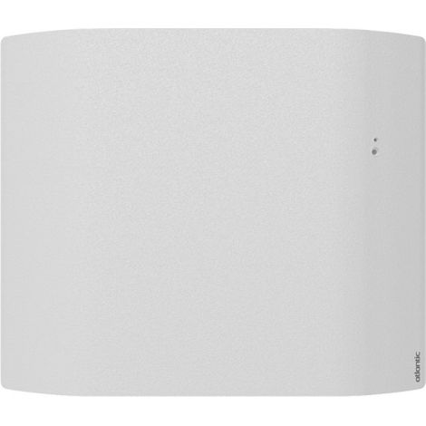 Atlantic – Radiateur à inertie connecté 1250W horizontal – Fonction lumineuse – Application Cozytouch – Design épuré blanc carat
