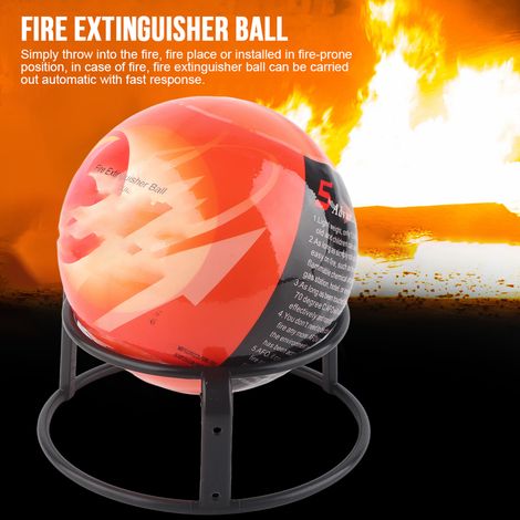 Boule Extinctrice Anti-Feu Lancement Facile 1,3kg, Outil de Sécurité pour Stopper les Dégâts, Protection Incendie Rapide, Extincteur à Projection (1/2)