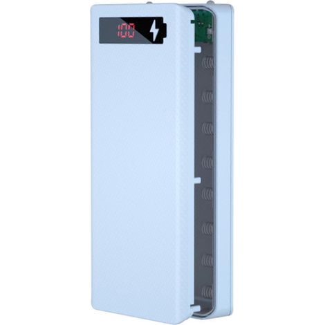 Boîtier de chargeur pour batterie 18650, support de batterie externe DIY pour étui, double port USB, écran LCD numérique (1/5)