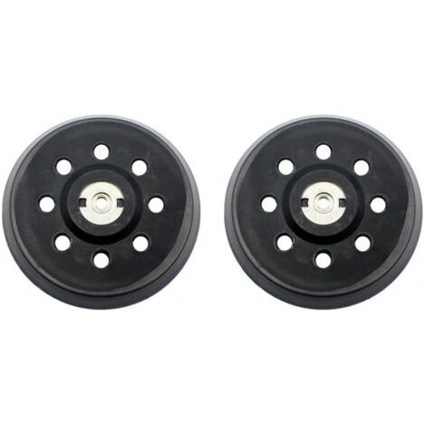 Pair Plateau de Poncage, 125mm Plateau de Ponçage, Plateau pour Metabo SXE 325 Intec 425 Turbotec 631220000 (Noir)(2pcs) (1/5)
