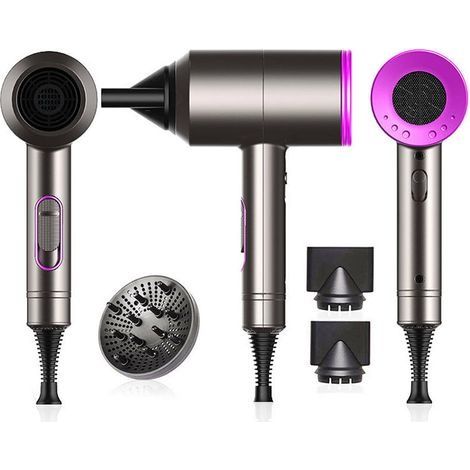 Sèche-cheveux ionique professionnel 2000W – 3 modes réglables – Technologie des ions négatifs pour cheveux sains – Séchage rapide –