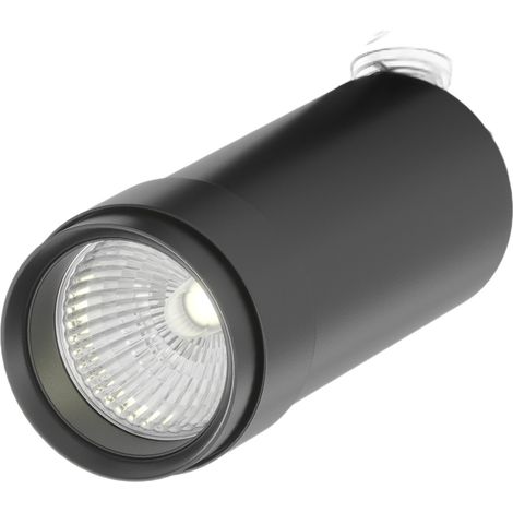 Spot sur rail 1 circuit noir LED 12W 3000K Zoom Maytoni (1/5)
