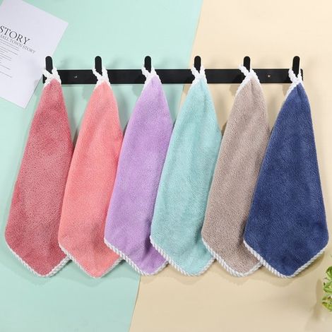 Set di 6 salviette per il viso del bambino, realizzate in flanella di cotone biologico, piccole, lavabili, mini salviette di cotone, riutilizzabili e pratiche per la cura del bambino. (1/5)