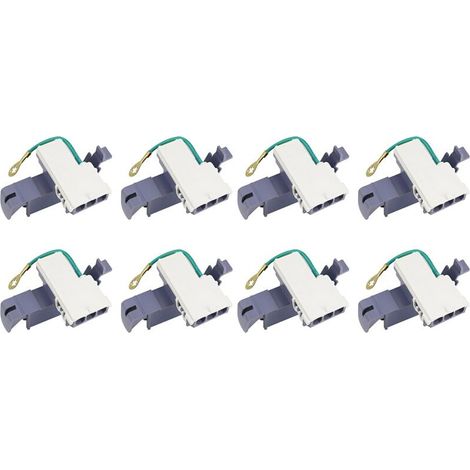 Lot de 8 interrupteurs de couvercle de machine à laver 8318084, adaptés à une utilisation avec AP3180933, PS886960 et WP8318084.