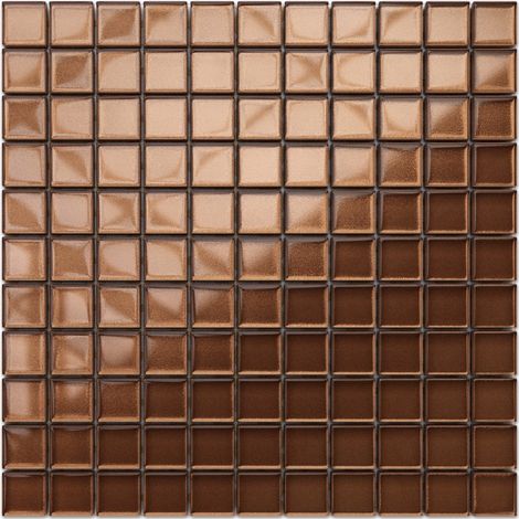 Mosaïque en verre pour salle de bain cuisine 30 X 30cm - mocassins (1/5)