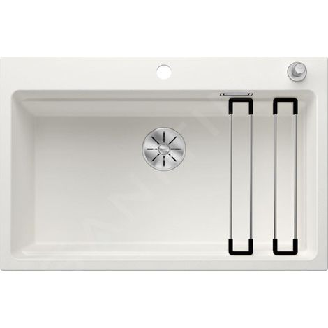 Blanco Etagon 8 - Évier en silgranit, 780x510 mm, avec commande de vidage et accessoires, InFino, blanc 525181 (1/3)