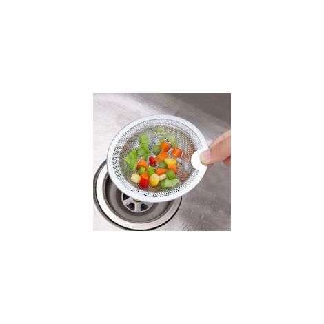 Lot de 3 crépines d'évier de cuisine - Évier Crépine, attrape-cheveux, douchette, évier, anti-obstruction (10,2 x 7,5 x 2 cm)