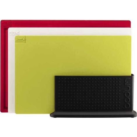 bodum Set aus modernen und funktionalen schwarzen Tabletts (1/3)
