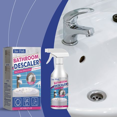 Badreiniger, Dusch- und Badewannenreiniger, Kalkentferner, Spülbeckenreiniger – 60 ml -- DE (1/5)
