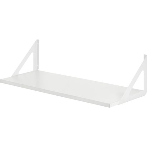Dolle Wandregal Triangolo 60 x 25 cm weiß/weiß Wandregal