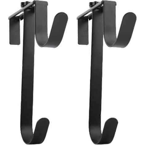 2 supports de perche de piscine en métal à largeur réglable -- (1/5)