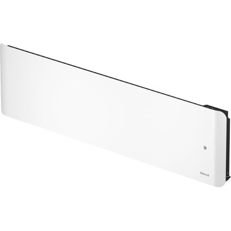 Radiateur à inertie double corps de chauffe NOIROT Evolution plinthe 1500W blanc connecté (1/6)