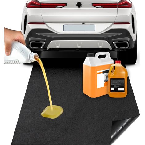 Tapis De Sol De Garage pour Huile avec Film PVC 100 x 200 cm, Épaisseur 2,7 mm, Tapis De Garage Antidérapant, Tapis De Protection Atelier, sous-Moto, Établi (1/5)