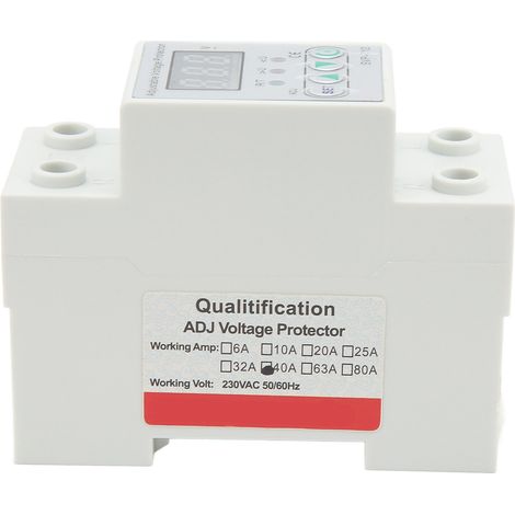 Disjoncteur Protection Surtension Sous-tension 220V Réglable Remise Auto Délai SVP-712 (1/5)