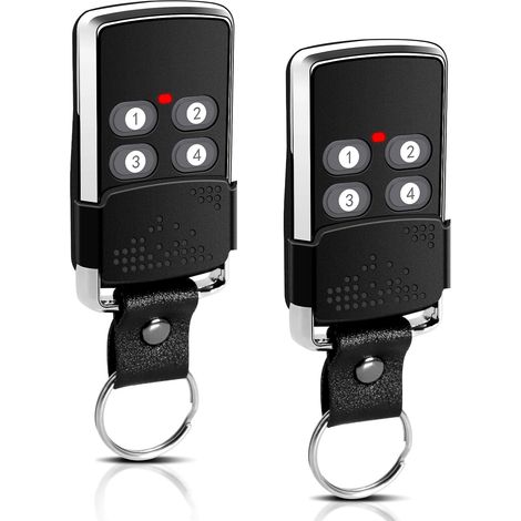 Set di 2 telecomandi a 433 MHz per porte da garage, porta da garage Hansender, 2 telecomandi di ricambio compatibili con eL11Q, eL12Q, eL13Q, eL17Q, eLN, eLC RT1, eLB7Q, eLB7Qk, eLB7Qk2, eL4T (1/5)