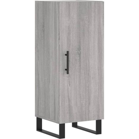 Aparador aparador cómoda mueble almacenaje organizador cocina salón salón Sonoma 34,5 x 34 x 90 cm madera contrachapada gris 020036328