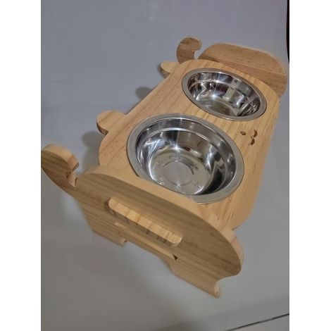 Verstellbarer, rutschfester Futternapf für Haustiere, stoßfestes Design, Trinkwasserbehälter für Haustiere, geeignet für kleine und mittelgroße Haustiere. (1/5)