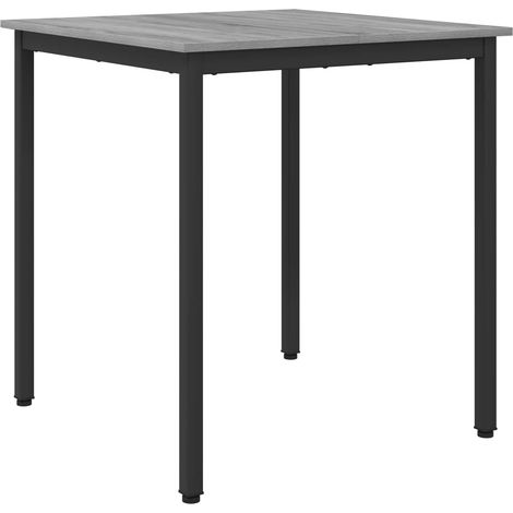 Esstische 70 x 70 x 75 cm Holzwerkstoff Sonoma-Grau Quadratisch vidaXL