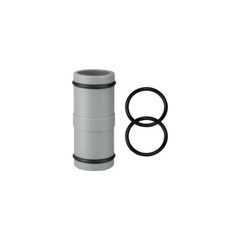 Connettore per tubo da piscina da 32 mm - Accessorio per tubo da piscina - Accessorio per tubo dell'acqua - Materiale plastico per prolungare i tubi da piscina (spina a 2 vie) - Crezuo