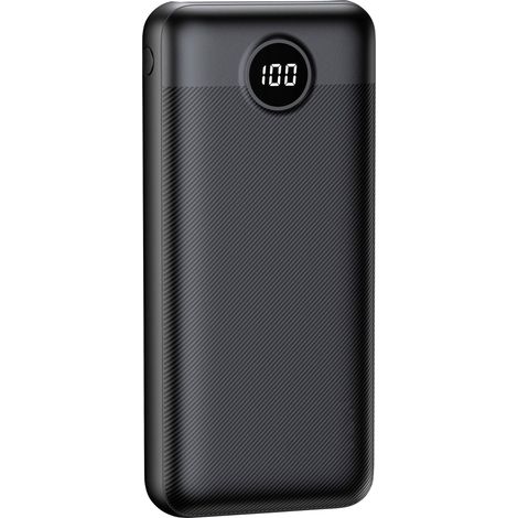 XCell Powerbank (batterie supplémentaire) 20000 mAh Power Delivery, QC 3.0, Quick Charge 3.0 LiPo noir affichage du sta (1/4)