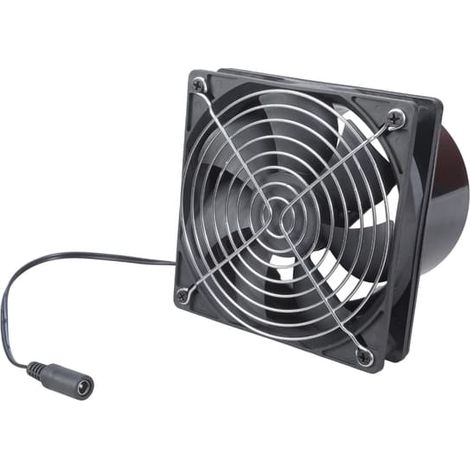 Ecleanfy - Ventilateur de gaine en ligne 12 V, puissant ventilateur d'extraction (1/5)