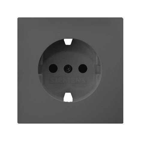 Fiche prise schuko anthracite cosso Siemens Delta Style 5UH12724AC