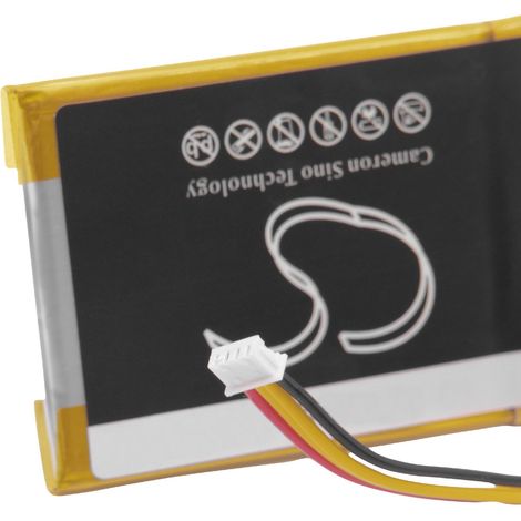 vhbw Battery Replacement for JBL GO2/MLP284154, MLP284154 for Loudspeaker (730mAh, 3.7 V, Li-polymer)
