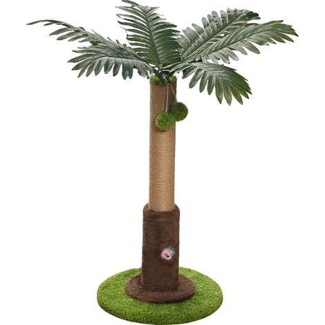 Griffoir pour chat, Design d'arbre naturel, Jouets interactifs, M (1/2)