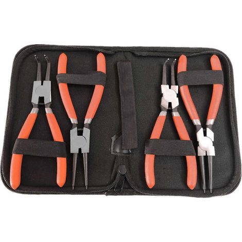 Jeu de 4 pinces à circlips, outil à main industriel ergonomique-AquaForge (1/4)