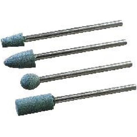 2 zylindrische Siliziumkarbid-Schleifscheiben Ø 6 x 13 mm MAXICRAFT