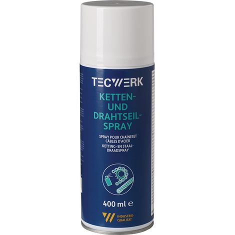 TECWERK Ketten-/Drahtseilspray gelblich 400ml Spraydose TECWERK
