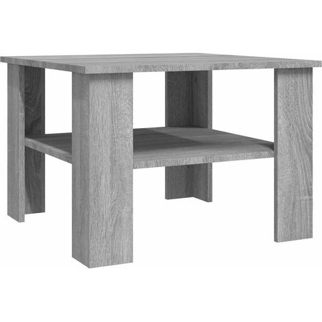 Maison Exclusive - Couchtisch Grau Sonoma 60x60x42 cm Holzwerksto (1/5)