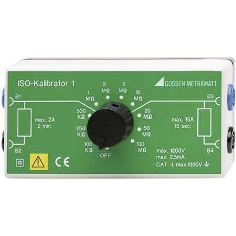 Gossen Metrawatt ISO-Kalibrator 1 Resistenza di misura (L x L x A) 53 x 122 x 60 mm 1 pz.