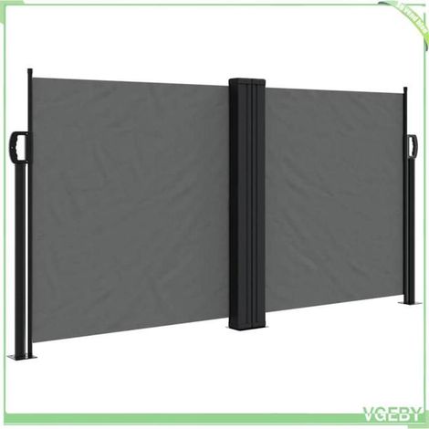 Auvent latéral rétractable - FAFEICY - 4004598 - Anthracite - 120x600 cm - Anti-UV & résistant à l'eau (1/5)