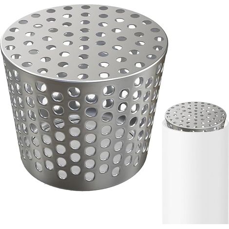 Stainless Steel Gutter Sheet Protector 68-83mm Gutter Leaf Guard for Flat Roof Drains, Drains and Downpipes (1/5)