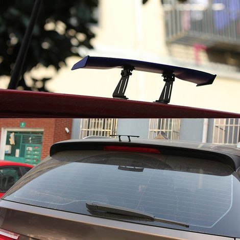 Dekorativer Heckspoiler aus Kohlefaser für Autos, Kofferraumspoiler für Pkw, Universalflügel (1/4)