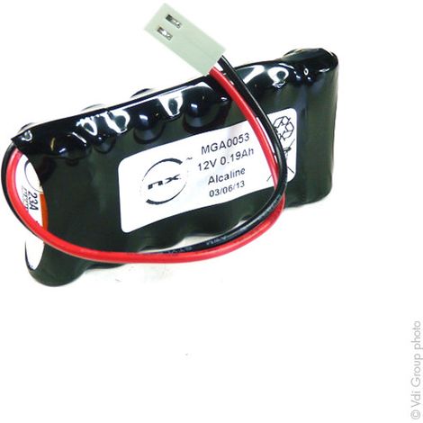 NX - Batterie alcaline 6x 23A 1S6P ST1 12V 55mAh Molex