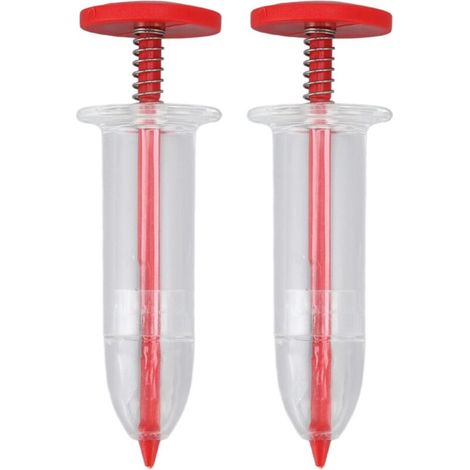 Super Seeder, 2pcs Seed Dispenser, Mini Gardening Hand Seeding Tool, Seedmaster Mini Seeder Seeder Tool for Horticultural Seeding